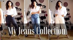 Jeans for Pear Shaped Women| My Denim Collection