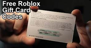 Free Roblox Gift Card Codes 2023 - #23