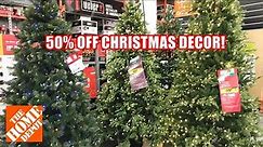 HOME DEPOT 50% OFF AFTER CHRISTMAS SALE SHOP WITH ME