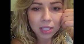 Jennette McCurdy on Facebook live talking about values