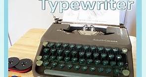 Typewriter Basics part1 (Smith Corona Skywriter)