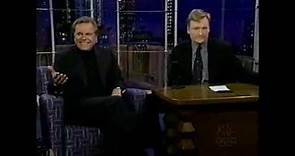 Robert Wagner on Late Night January 12, 2000