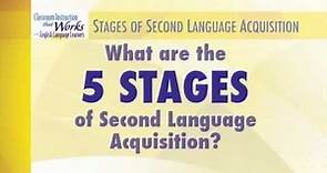 McREL - The Five Stages of Second Language Acquisition