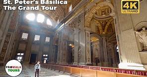 Saint Peter's Basilica 4K Tour - The Vatican - with Captions