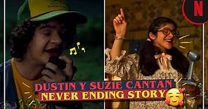 Dustin y Suzie cantan "Never Ending Story" [Clip] | Stranger Things | Netflix