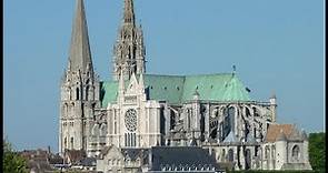 Chartres Cathedral, and the old town. UNESCO