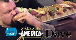 Eddie Hall Takes on 8 GIANT Hot Dogs | Eddie Eats America