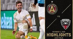 Match Highlights: Atlanta United vs DC United | October 3, 2020