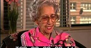 Elvera Davis (Sammy Davis Jr.'s mother) interview 15 May 1997 Part 5