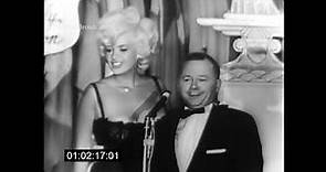 Jayne Mansfield and Mickey Rooney at the Golden Globes