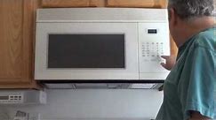 Over the Range Microwave Oven, Installation of