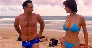 Catherine Bell Blue Bikini JAG avi