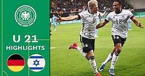 Spectacular finish! | Germany vs. Israel 3-2 | Highlights | U 21 Euro Qualifier