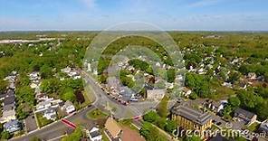 Saugus Town Aerial View, Massachusetts, USA Stock Footage - Video of landmarks, plaza: 218638282