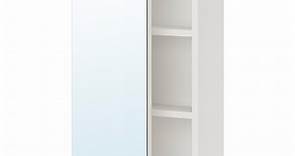 ENHET mirror cabinet with 1 door, white, 40x17x75 cm (153/4x63/4x291/2") - IKEA