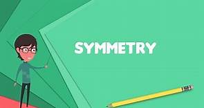What is Symmetry? Explain Symmetry, Define Symmetry, Meaning of Symmetry