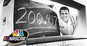 Buddy Baker breaks 200 mph speed barrier | NASCAR 75th Anniversary Moments | Motorsports on NBC