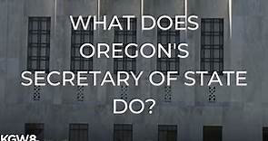 What does Oregon's secretary of state do?