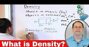 What is Density? How to Calculate Density? - [1-1-5]