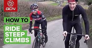 How To Ride Steep Climbs On A Road Bike