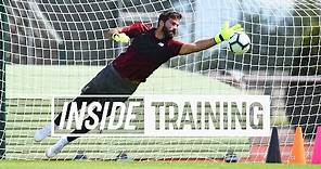 Inside Training: Action-packed first session for Alisson | Great goals, a world-class save and more