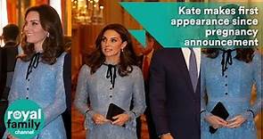 Kate makes first appearance since pregnancy announcement