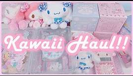 Huge Kawaii Shopping Haul!!