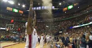 LeBron's Chalk Toss