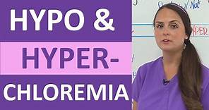 Hypochloremia and Hyperchloremia Nursing NCLEX Review | Fluid & Electrolytes