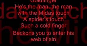 Goldfinger Song + Lyrics