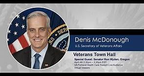 Veterans Town Hall with VA Secretary Denis McDonough