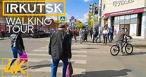 Virtual Walk around Irkutsk - 4K City Walk with Real City Sounds