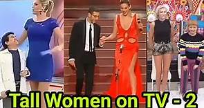 Tall Women on TV - 2 | tall girls on TV | tall woman short man