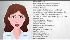 List of national capitals in alphabetical order - Wiki Videos