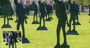 Dan Barton discusses his new Standing With Giants instillation in Hampton Court Palace