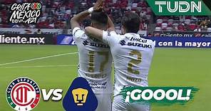 ¡ULTRA GOLAZO! Leo desde media cancha | Toluca 0-1 Pumas | Grita México BBVA AP2021 Repechaje | TUDN