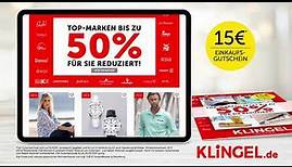 Top-Marken-Angebote im KLiNGEL Online-Shop sichern | www.KLiNGEL.de | März/April 2021