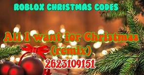Roblox Christmas music ID codes *2020*2021*