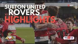 Sutton United v Doncaster Rovers highlights