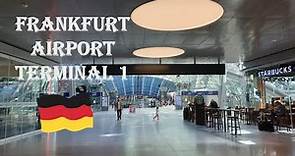 Frankfurt Airport Terminal 1 Walking Tour || Frankfurt Flughafen