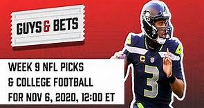 Week 9 NFL Picks and College Football Picks | Odds Shark’s Guys & Bets