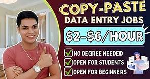 Up To $6 Per Hour | Data Entry Jobs From Home - Non Voice Typing Job