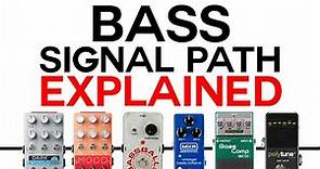 The Best Order For Your Bass Pedals