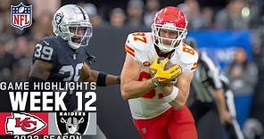 Kansas City Chiefs vs. Las Vegas Raiders Game Highlights | NFL 2023 Week 12