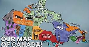 Our Map of Canada - Zone on the Road