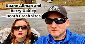 Duane Allman and Berry Oakley Motorcycle Death Crash Sites - The Allman Brothers Band