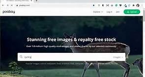 Using Pixabay to find and use images