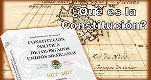 Contenido de la Constitución Política de los Estados Unidos Mexicanos