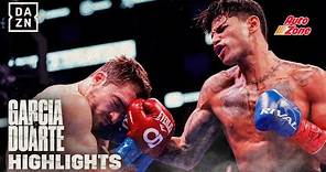 THE RETURN | Ryan Garcia vs. Oscar Duarte Fight Highlights