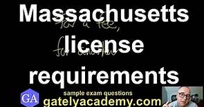 Massachusetts real estate license requirements
